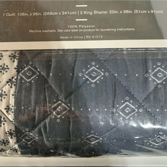 Madison Park 3 Piece Farmhouse Patchwork Quilt Set - Picture 8 of 12